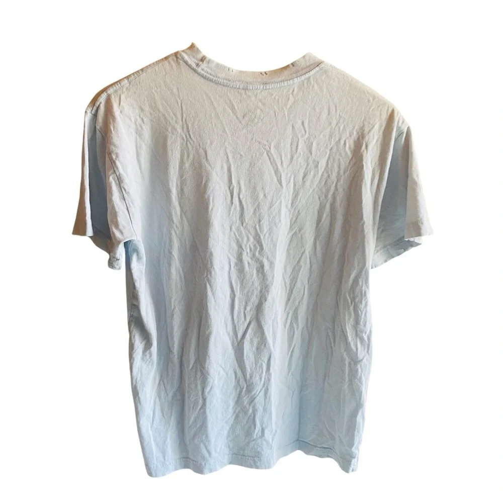 PABST BLUE RIBBON Light Blue Distressed Tee - Picture 3 of 6